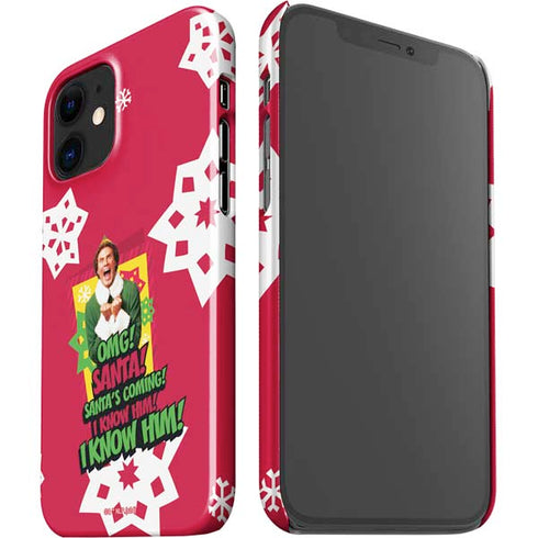 Elf OMG Santas Coming iPhone 12 Mini Lite Case
