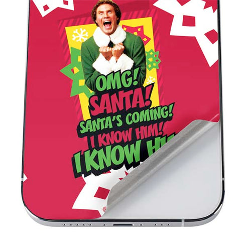 Elf OMG Santas Coming iPhone 12 Pro Max Skin