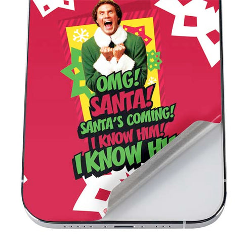 Elf OMG Santas Coming iPhone 12 Pro Skin