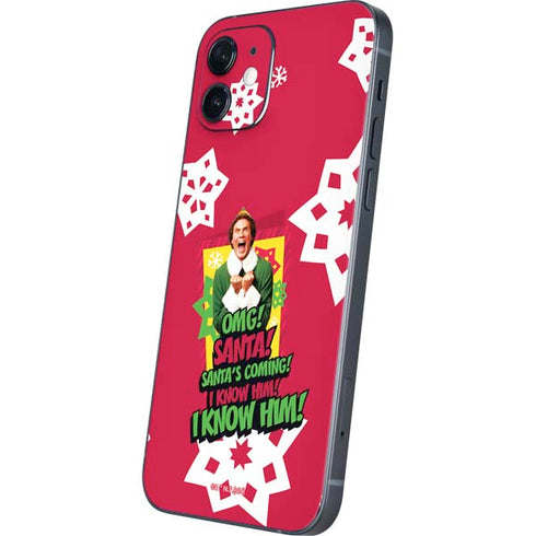 Elf OMG Santas Coming iPhone 12 Skin