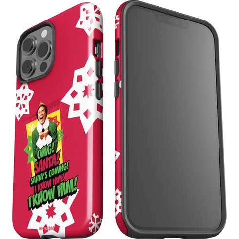 Elf OMG Santas Coming iPhone 13 Pro Max Impact Case