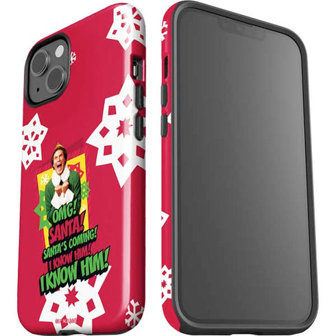 Elf OMG Santas Coming iPhone 14 Impact Case
