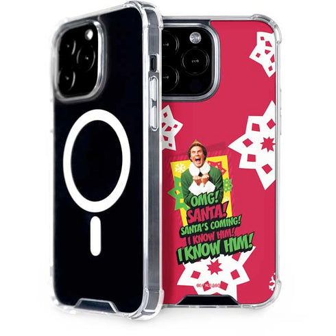 Elf OMG Santas Coming iPhone 14 Pro Max MagSafe Case