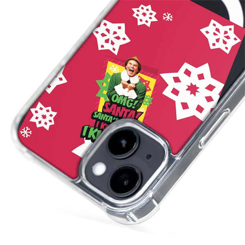Elf OMG Santas Coming iPhone 15 Plus MagSafe Case
