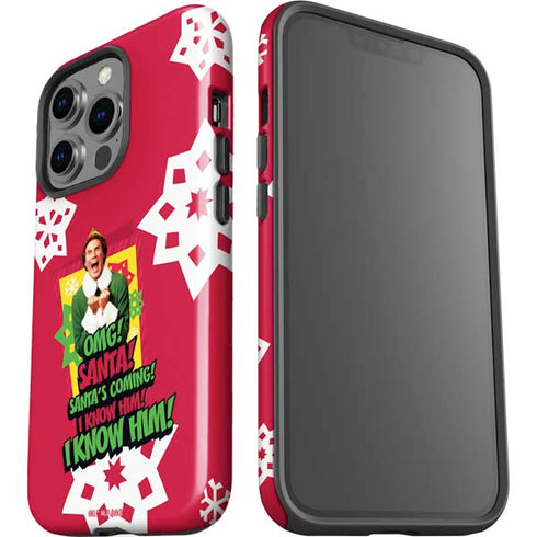 Elf OMG Santas Coming iPhone 15 Pro Impact Case