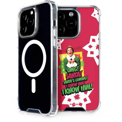 Elf OMG Santas Coming iPhone 15 Pro MagSafe Case