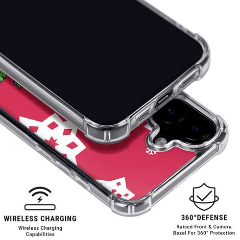 Elf OMG Santas Coming iPhone 16 Clear Case