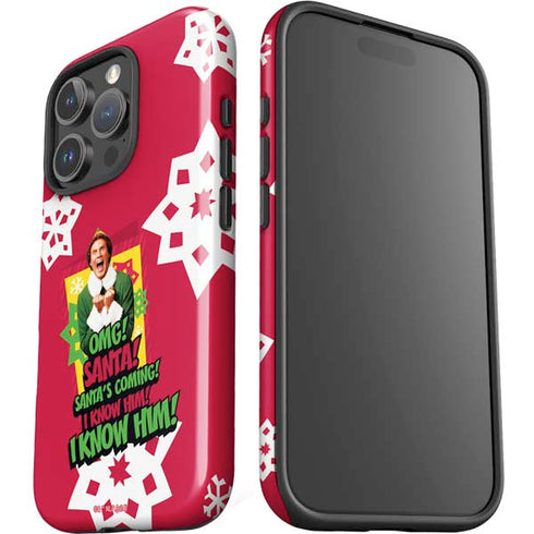 Elf OMG Santas Coming iPhone 16 Pro Impact Case