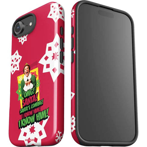 Elf OMG Santas Coming iPhone 16e Impact Case