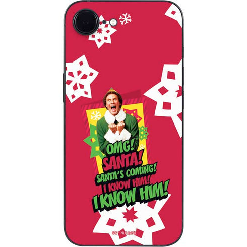 Elf OMG Santas Coming iPhone 16e Skin