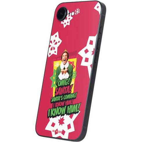 Elf OMG Santas Coming iPhone 16e Skin