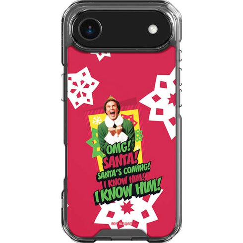 Elf OMG Santas Coming iPhone 17 Air Clear Case