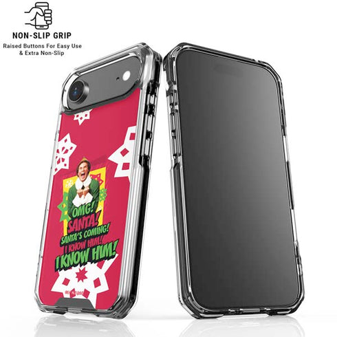 Elf OMG Santas Coming iPhone 17 Air Clear Case