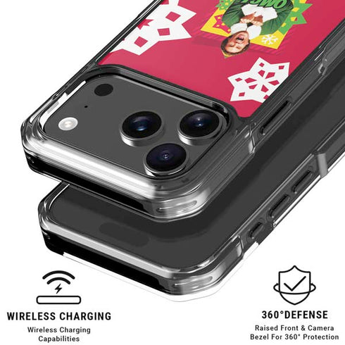 Elf OMG Santas Coming iPhone 17 Pro Clear Case