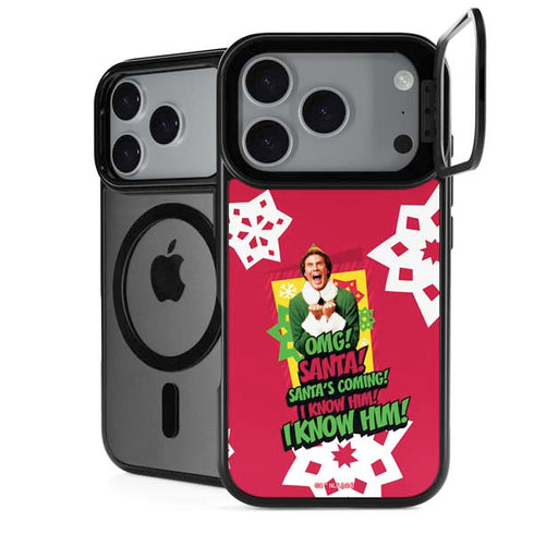 Elf OMG Santas Coming iPhone 17 Pro Max Kickstand Case