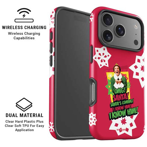 Elf OMG Santas Coming iPhone 17 Pro Max Magsafe Impact Case