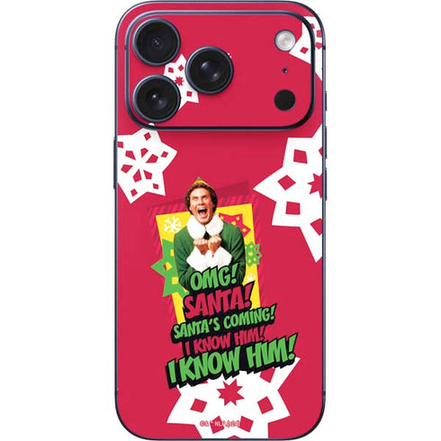 Elf OMG Santas Coming iPhone 17 Pro Skin