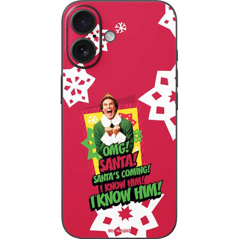 Elf OMG Santas Coming iPhone 17 Skin