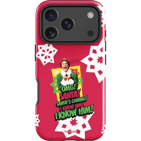 Elf OMG Santas Coming iPhone 18 Pro Max Impact Case