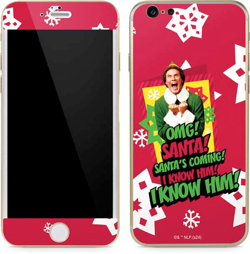 Elf OMG Santas Coming iPhone 6/6s Skin