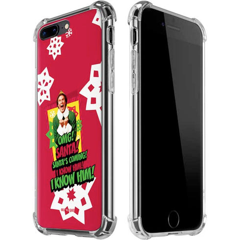 Elf OMG Santas Coming iPhone 7/8 Plus Clear Case