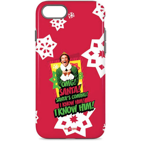 Elf OMG Santas Coming iPhone Cases