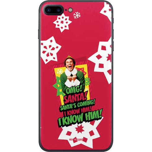 Elf OMG Santas Coming iPhone 8 Plus Skin