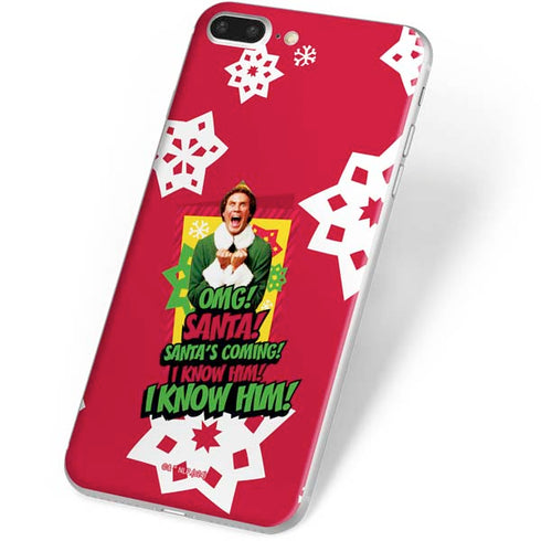 Elf OMG Santas Coming iPhone 8 Plus Skin