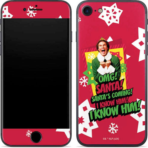 Elf OMG Santas Coming iPhone 8 Skin