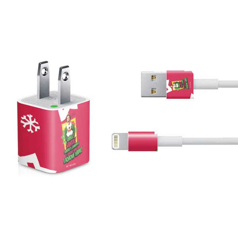 Elf OMG Santas Coming iPhone Charger (5W USB) Skin
