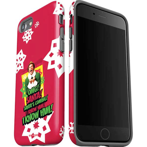 Elf OMG Santas Coming iPhone SE (2nd & 3rd Gen) Pro Case
