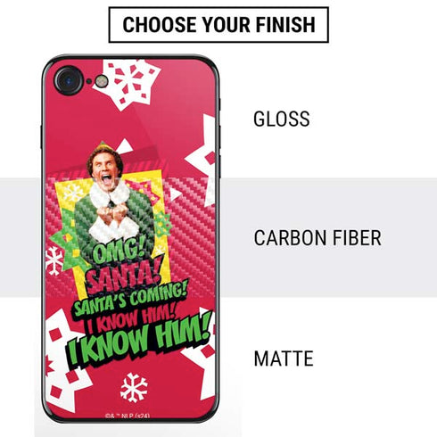 Elf OMG Santas Coming iPhone SE (2nd & 3rd Gen) Skin