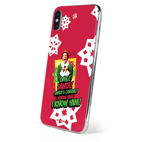 Elf OMG Santas Coming iPhone XS Max Skin