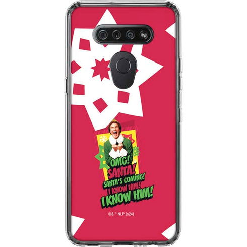 Elf OMG Santas Coming LG K51/Q51 Clear Case