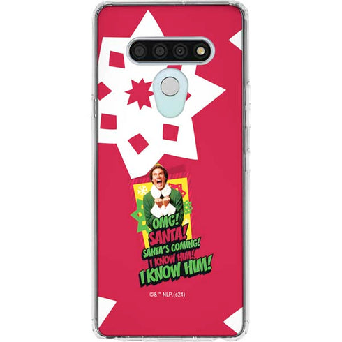Elf OMG Santas Coming LG Stylo 6 Clear Case