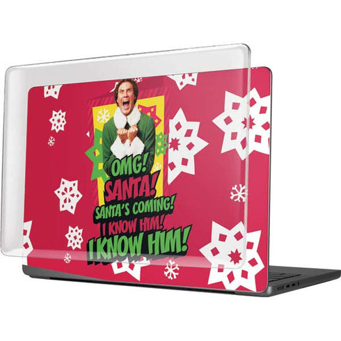Elf OMG Santas Coming MacBook Pro 14in (2021-24) Case plus Skin
