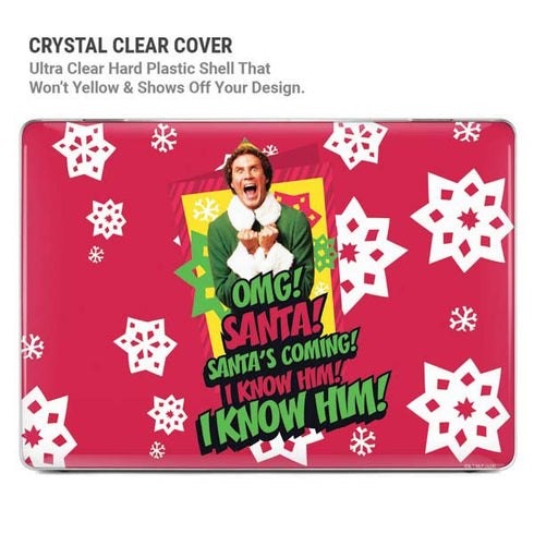 Elf OMG Santas Coming MacBook Pro 15in (2016-19) Case plus Skin