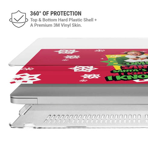 Elf OMG Santas Coming MacBook Pro 16in (2019-20) Case plus Skin