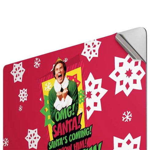 Elf OMG Santas Coming Apple MacBook Pro 16-inch Skin