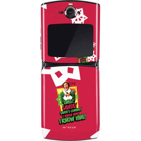 Elf OMG Santas Coming Motorola RAZR Skin