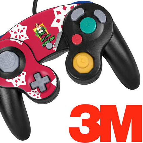 Elf OMG Santas Coming Nintendo GameCube Controller Skin