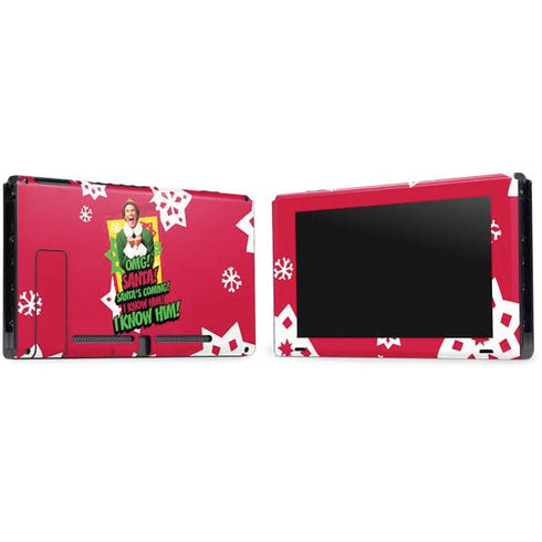 Elf OMG Santas Coming Nintendo Switch Bundle Skin
