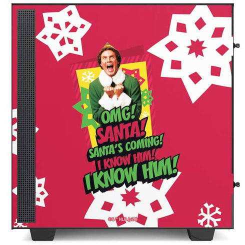 Elf OMG Santas Coming NZXT H510 Compact ATX Mid-Tower Case Skin