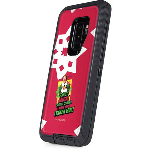 Elf OMG Santas Coming Otterbox Defender Galaxy Skin