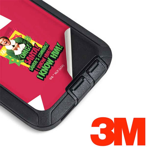 Elf OMG Santas Coming Otterbox Defender Galaxy Skin