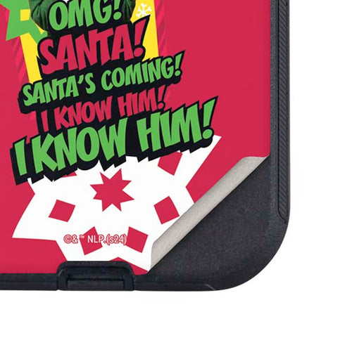 Elf OMG Santas Coming Otterbox Defender iPhone Skin