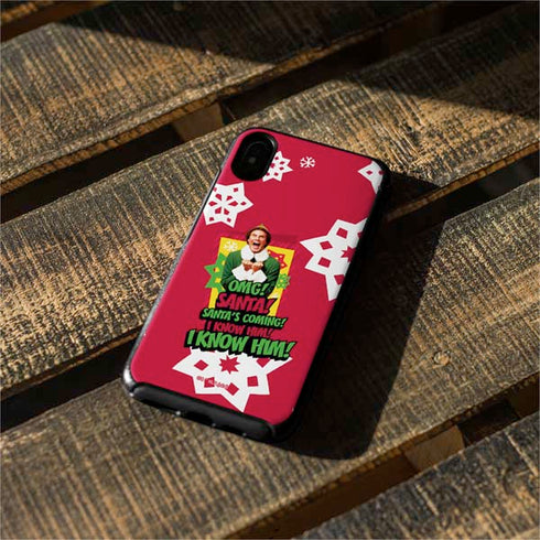 Elf OMG Santas Coming Otterbox Symmetry iPhone Skin