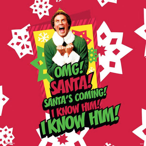 Elf OMG Santas Coming PS4 Console Skin