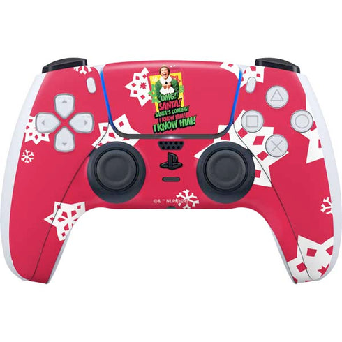 Elf OMG Santas Coming PlayStation PS5 Skins