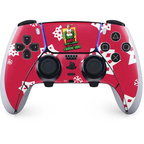 Elf OMG Santas Coming PlayStation PS5 Skins